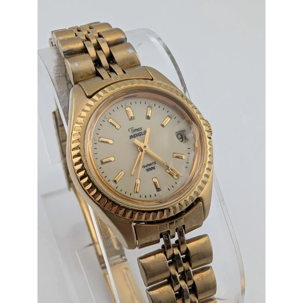 Vintage‎ Timex Indiglo Women's Watch 25mm Case 6.75